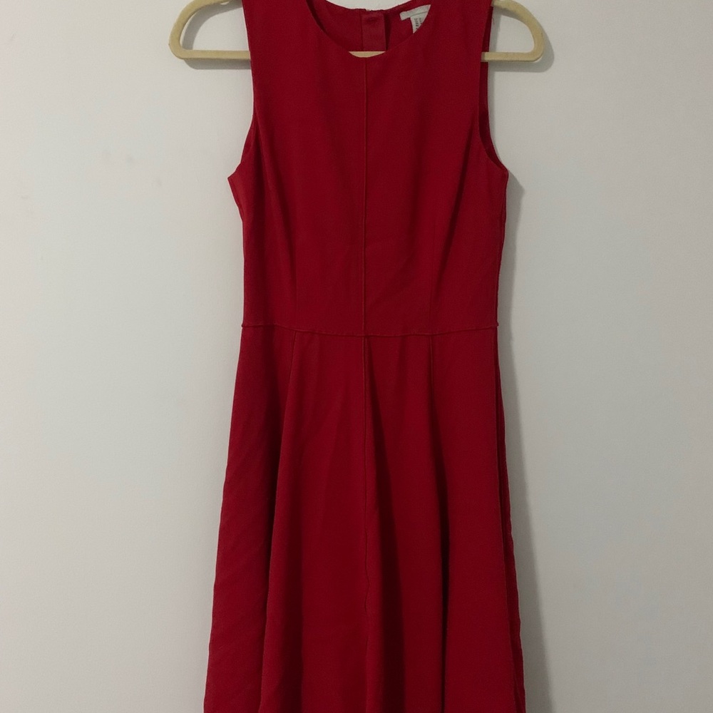 Red A-Line Dress